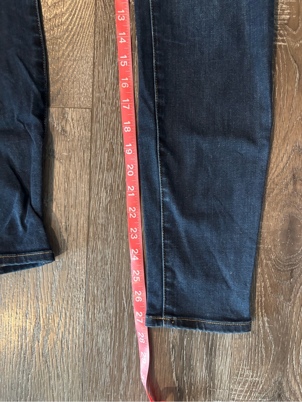 Madewell High Rise Skinny Jeans Dark Indigo Wash Size 26 - Picture 7 of 7